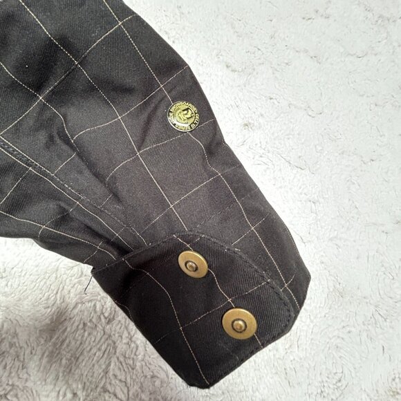 Ride Snowboard Cell Series 10 Hooded Jacket Womens Small Black Checkered Pockets - Picture 7 of 15